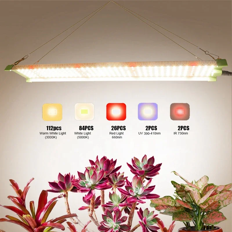 BM 85W LED rastie svetlo s Samsung LM281B Rastová lampa s plným spektrom pre rastlinu hydroponie v interiéri