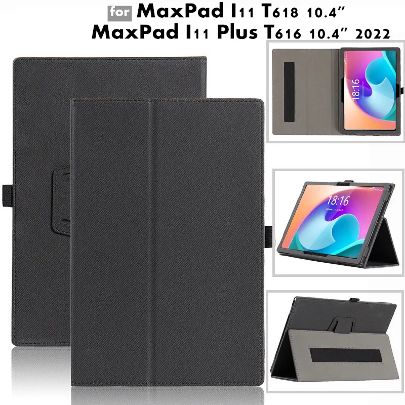 Bmax MaxPad i11 i11 Plus T616 T618 10,4 palca 2022 Kryt Flip Magnetickú koženú stojan na ochranné puzdro s držiakom ruky s držiakom ruky