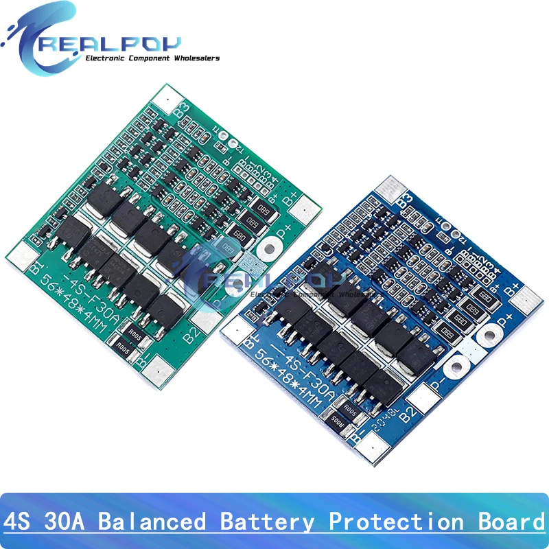 BMS 4S 30A 14.4V BALANCER PCB 18650 Li-Ion Litium Litium Battery Book