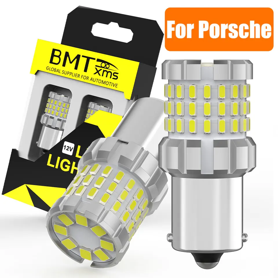 BMTXMS 2PC 1156 BA15S P21W LED reverzné záložné svetlo pre Porsche 911 996 997 Cayman Boxster Spyder 986 987 Carrera GT Cayenne 9PA