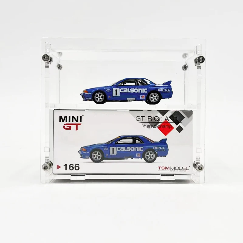 Bob Acryl 1/64 Mini GT TLV Modelový výstavný puzdro pre zber priehľadných vysokorýchlostných skriniek na zobrazenie （bez autá）
