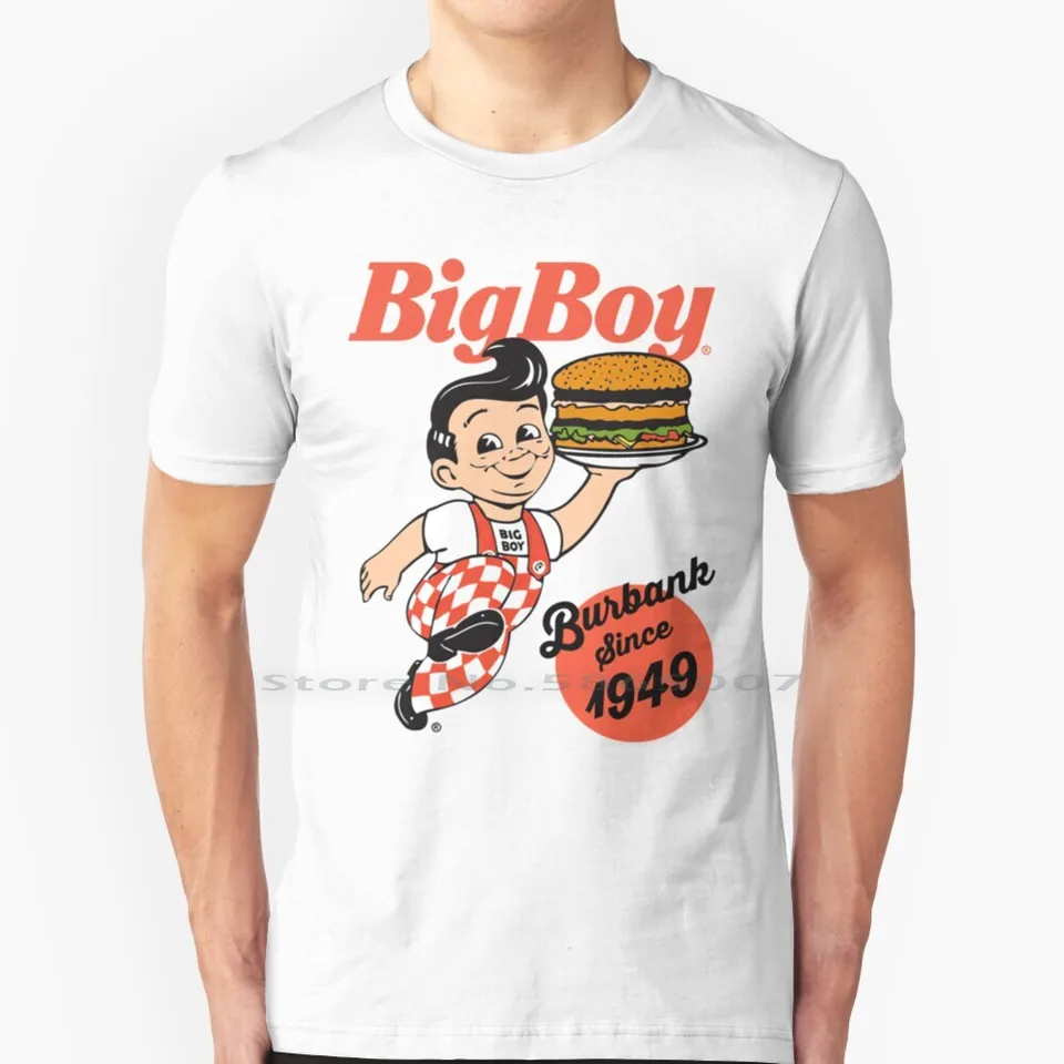 Bob Big Boy Burger Burbank od roku 1949 T košeľa bavlna 6xl bobs Big Boy Burger Funny For Men Women Burbank od roku 1949 Orange