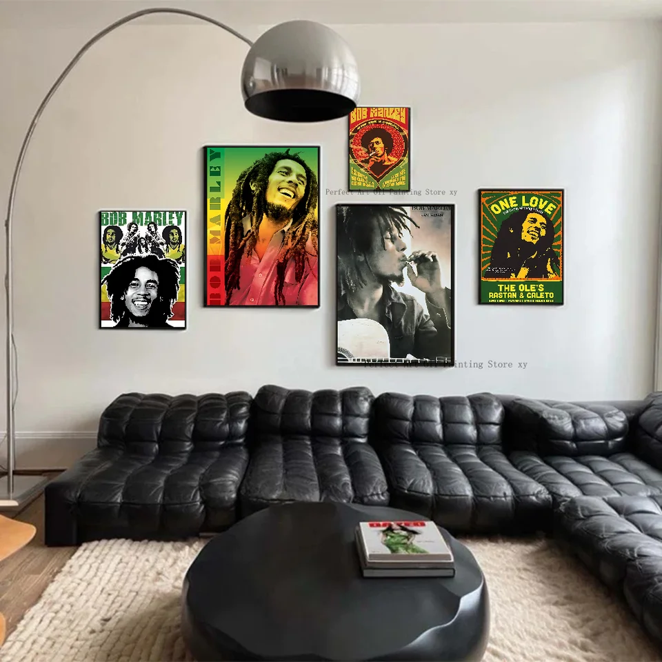 Bob Marley Plagát papier tlač Domov obývacia izba Spálňa Vstupný bar Restaurant Cafe Art maľba dekorácia