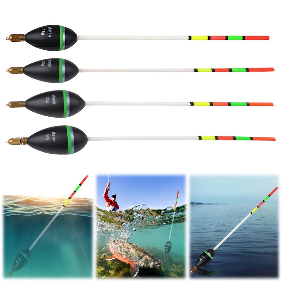 Bobber korok plávajúce drevo 15g 20 g 25g 30g balssa drevené kruplivo drevené drevené rybárske rybolov