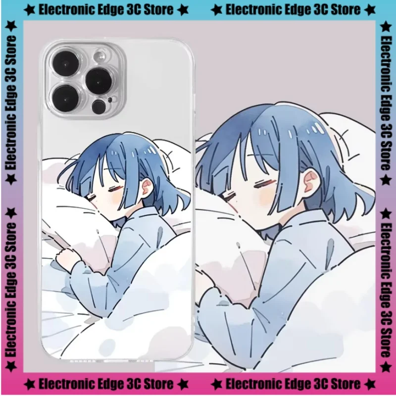 Bocchi The Rock Yamada Ryō Mobile Pase Anime Girl All Inclusive Vhodné jablko 15 16 Promax Protective Case Cartoon