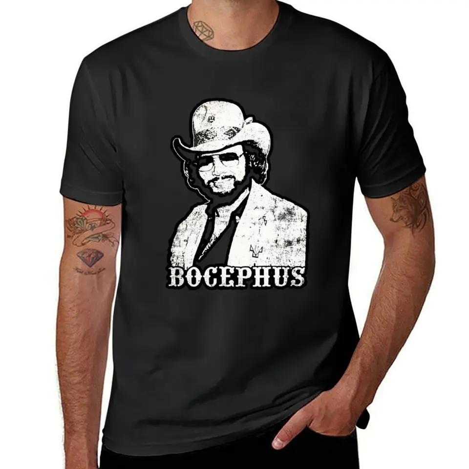 Bocephus Hank Williams Jr T-Shirt Sports Fanúšikovia nadmerne nadmerne