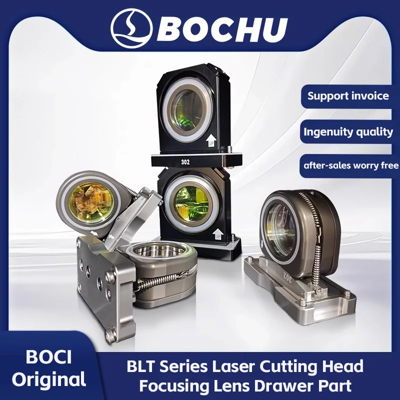 BOCI Bochu Original BLT 3/4 Series Fiber Laser Cutting hlava zaostrovacia šošovka Zásuvka Častia Window