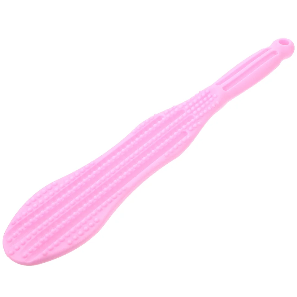 Body Acupoint Massager Scraping Plate Masáž slepá na palicu prenosná masážna tyčová tyčinka pre chrbát ramena (ružová)
