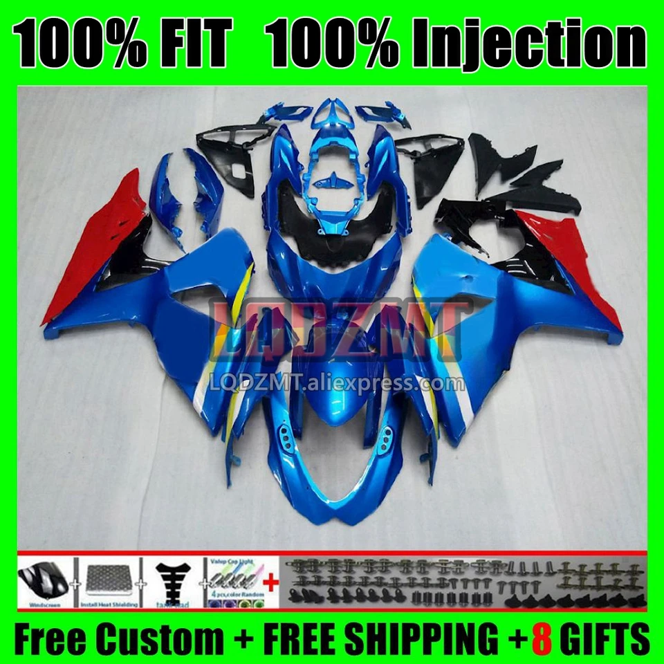 Body pre Suzuki GSXR 600 750 11 12 13 Továreň modrá 14 15 16 17 6NO.3 K11 GSXR600 GSXR750 2018 2019 2020 2021 2022 2023