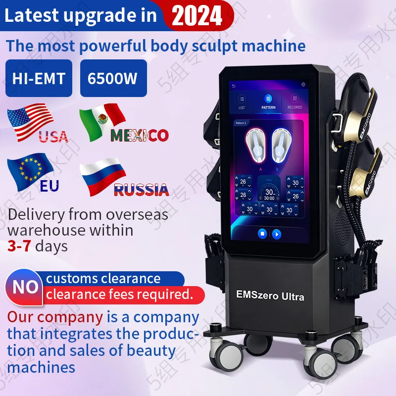 Body Sculpt Emszero15 Tesla RF EMS Body Slimming Budovanie svalových tukov na spaľovanie zariadení Profesionálny 200 Hz EMS Inovácia EMS
