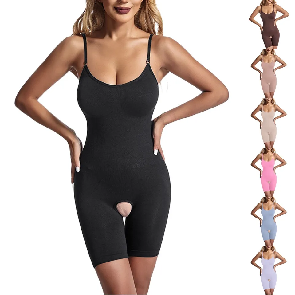 Bodyysuit Shapewear Dámske ovládanie brušného ovládania celého tela Striekanie púzdra Butt Butt Push Up Stehner Slim viac Crotch Crotch