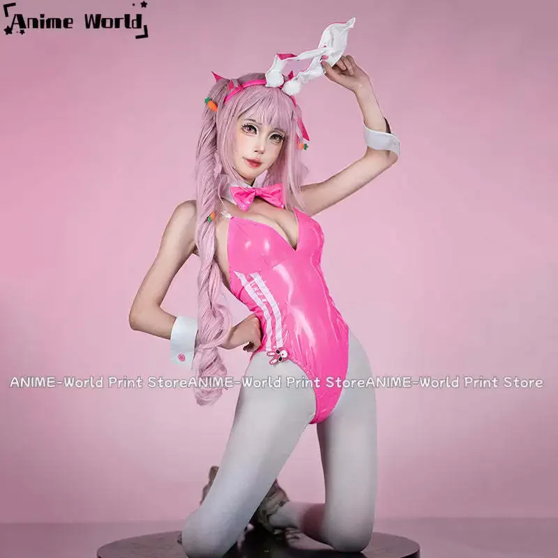 Bohyňa víťazstva: Nikke Alice Wonderland Bunny Girl Cosplay kostým