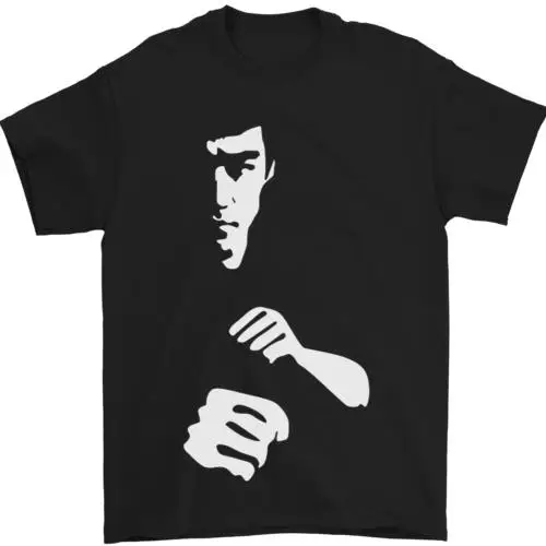 Bojové umenia siluety mma Jeet Kune do pánske tričko 100% bavlna