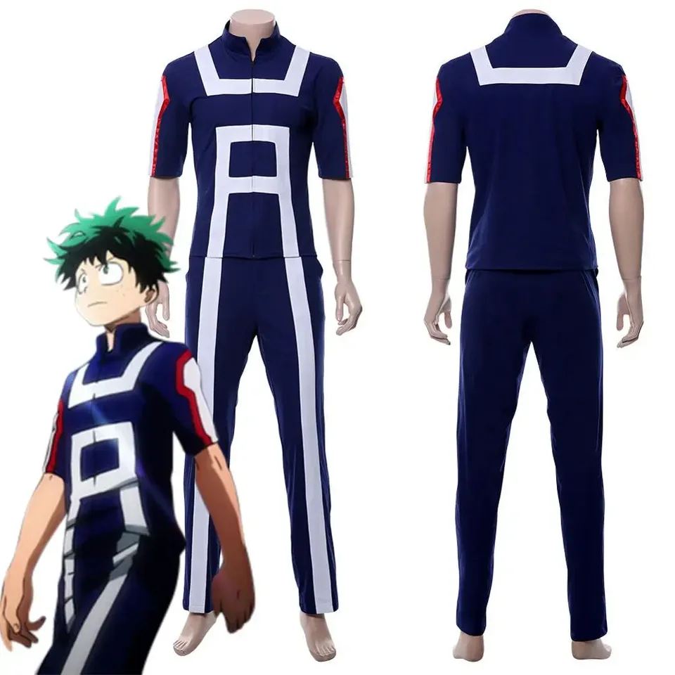 Boku Geen Hero Bakugou Katsuki/Iida Tenya/Todoroki Sheuto/Izuku Midoriya Cosplay Kostuum Mijn Hero Academia Acadeia Sportkleding