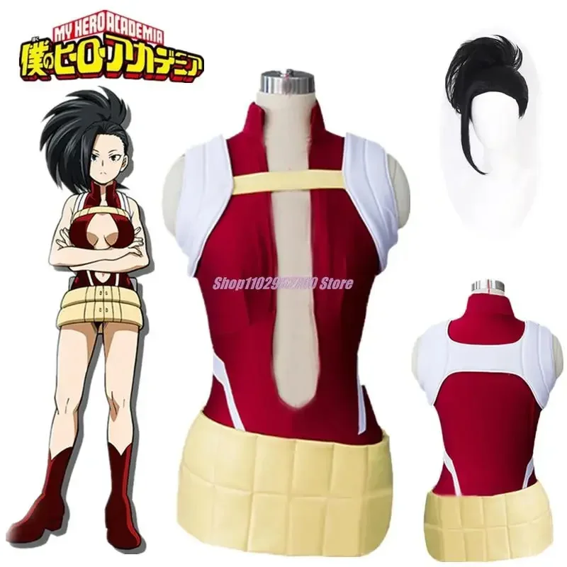 Boku no hrdinský akadémia moja hrdinská akadémia cosplay yaoyorozu momo cosplay kostým parochne parochne
