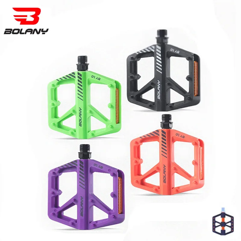 Bolany Nylon Bicycle Pedals Ultralight and Non-Slip Mountain Bike Fiber Pedals Dustodeproof a Waterproof Du Double Lese Pedály