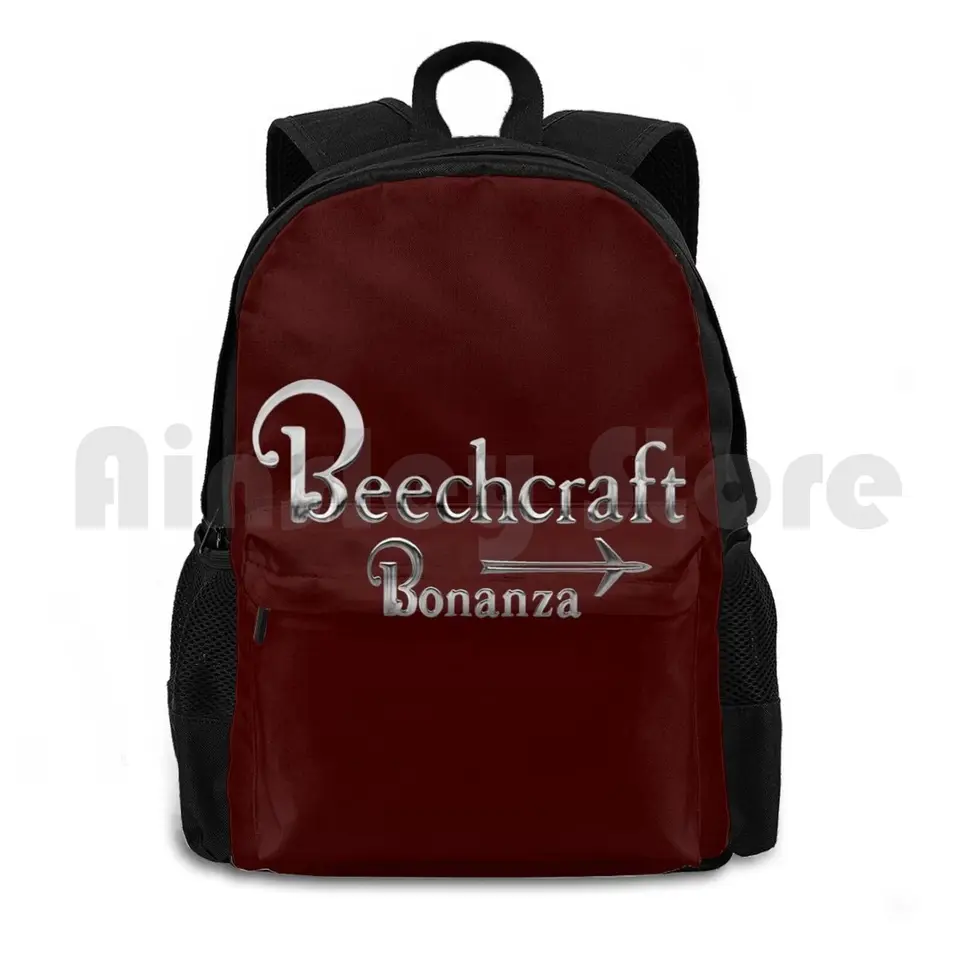 Bonanza vonkajšia turistika batoh nepremokavým kempingom cestovanie bonanza piper cessna pilot vintage cestovná dovolenka dovolenka klub
