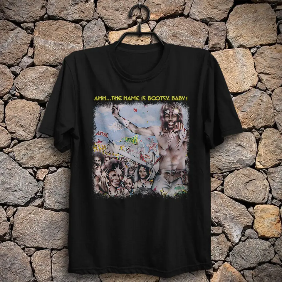 Bootsy Collins Názov je zavádzací bootský gumový kapela Funkadelic Classic Tshirt Tshirt