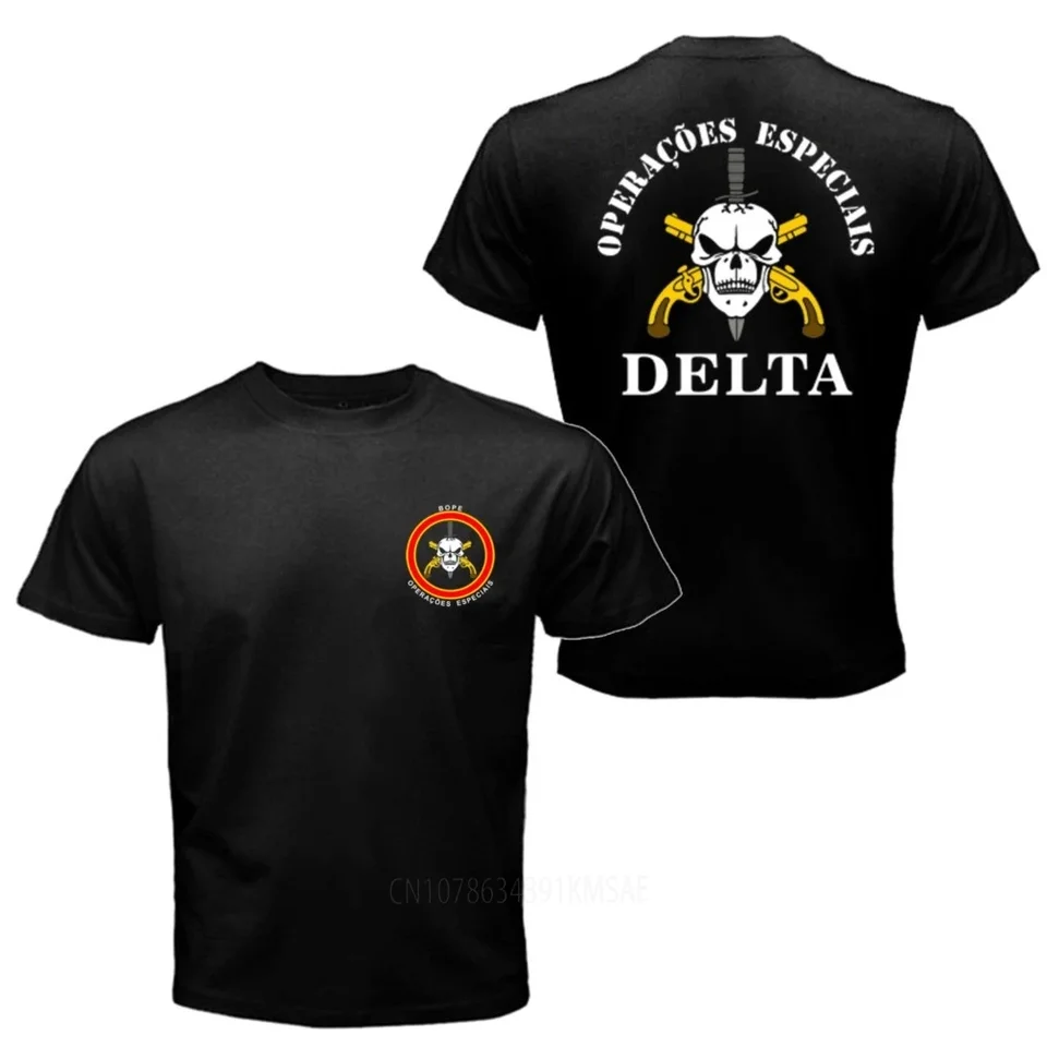 BOPE ELITE SREBA Brazília Special Force Jednotka Vojenské tričko Tee cudzinec Men košeľa mužské letné krátke rukávy Cast Comfort Tops
