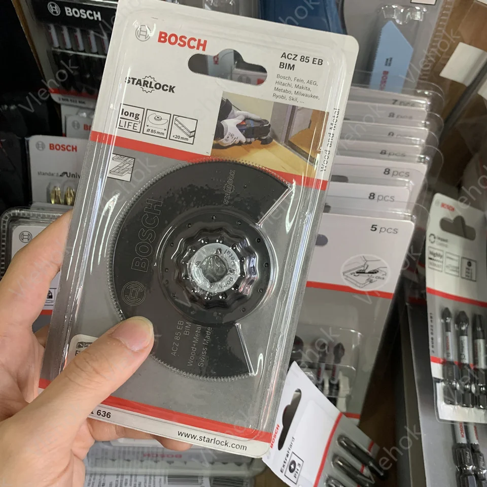 Bosch 2608661636 Sektor videl čepeľ Universal GOP Half Circle BIM segment píla čepeľ Drevo a priemer rezania kovov 8,5 cm