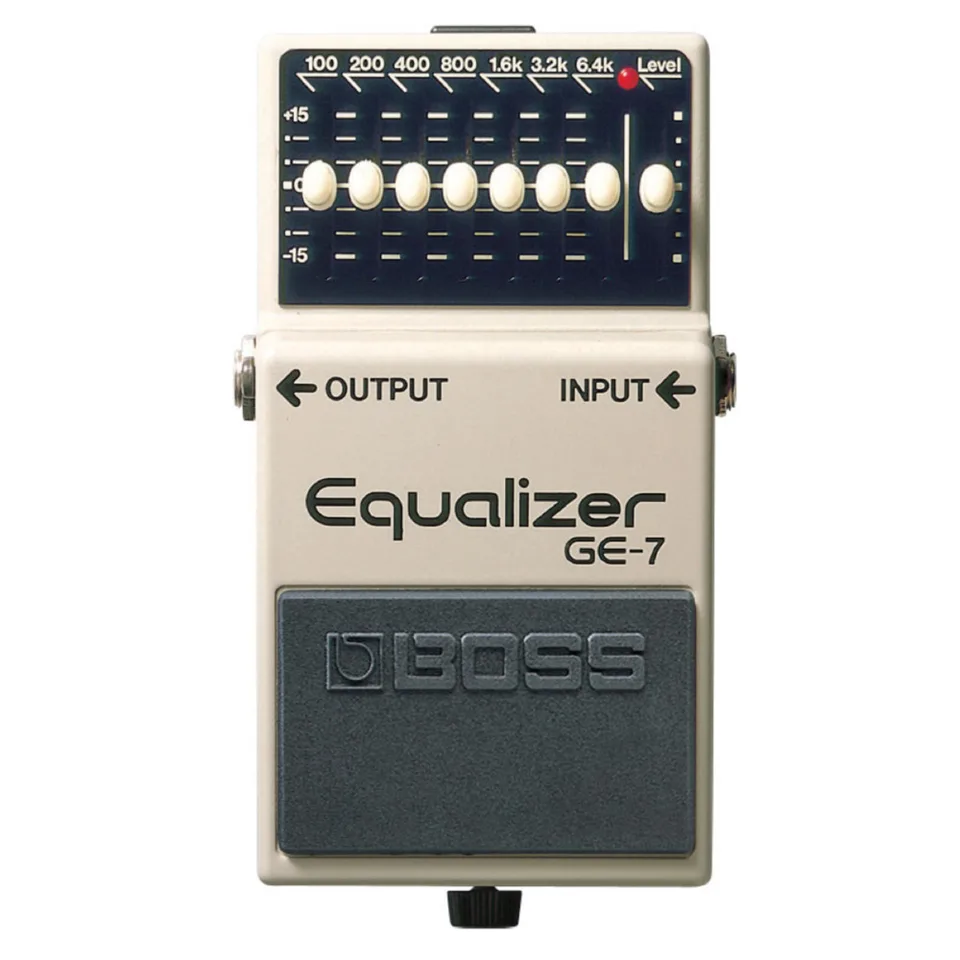 Boss GE-7 7-pásmový gitarový gitarový pedál Profesionálny elektrický gitarový reproduktor