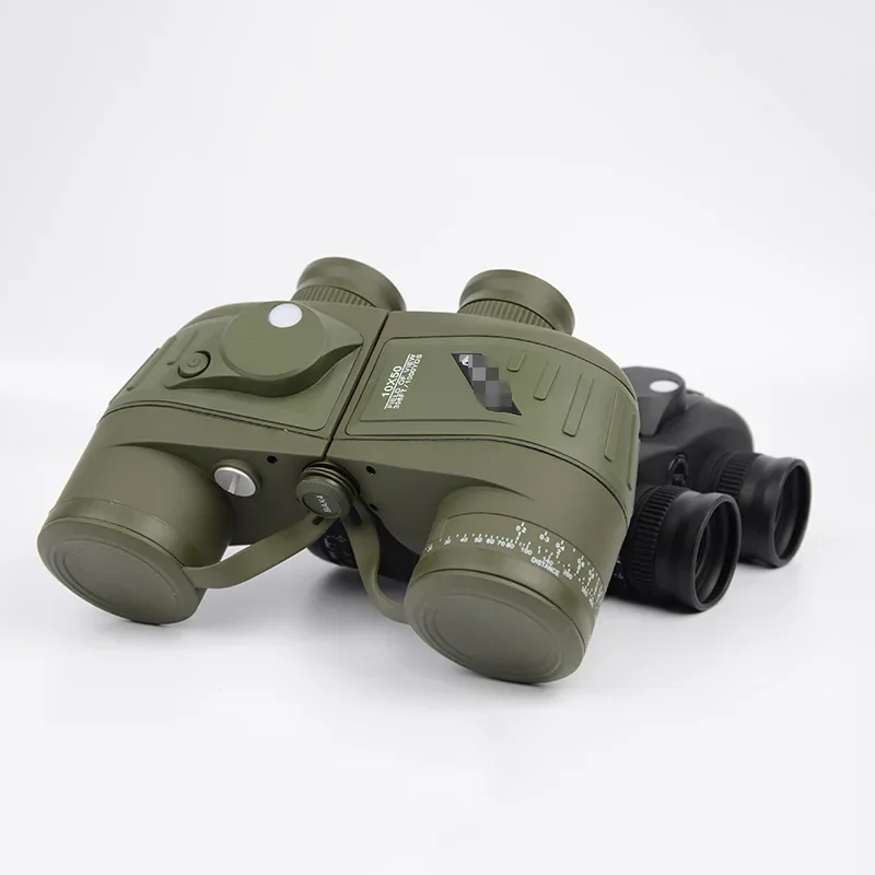 Bostron Binokulars Marine 10x50 Compass Nepremokavý ďalekohľad vysoký rozlíšenie Vysoko výkonná armáda s nočným videním