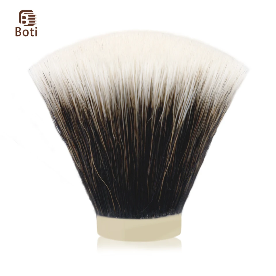 Boti Brush 2022 Nový smokový strop Stropné stropné vlasy 5. Tvar ventilátora Syntetický uzol Pánsky bradový štýl a pena s mokrým oholením