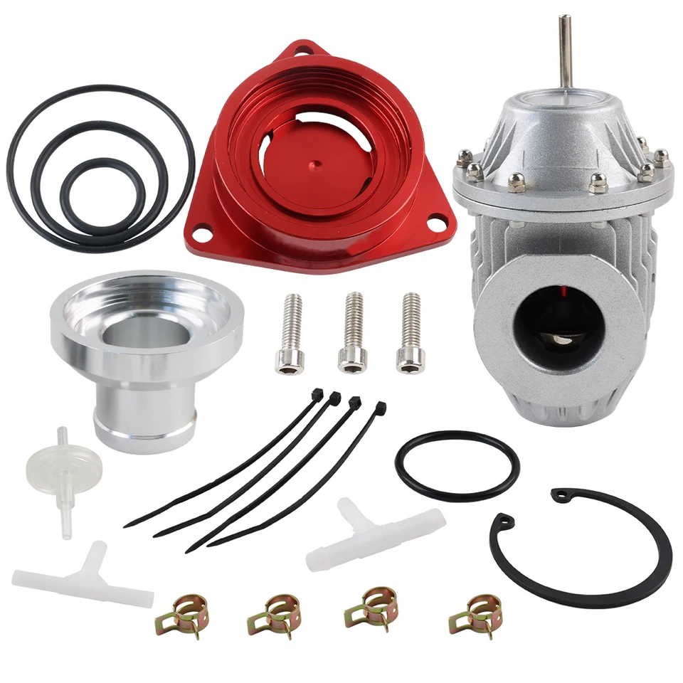 BOV vyfúkne ventil ssqv w/ adaptér červená pre Honda Civic 1,5L Turbo 10. Gen 2016+
