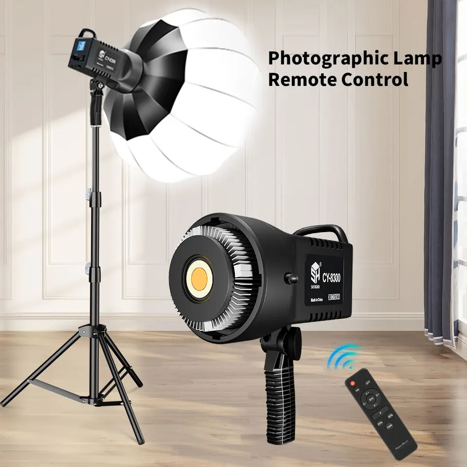 Bowens Video Studio Kit 100W Fotografie Light Dimmable Kit LED LAMP 2M TRIDOD Flash Studio Accessories 3000-6000K 3 farby