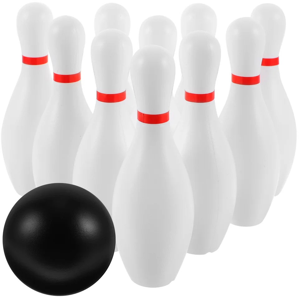 Bowling Hračky sada plastových bowlingových hier Set Fun Bowling Games Interaktívna hračka pre domácu školu vonkajšia bowlingová hra