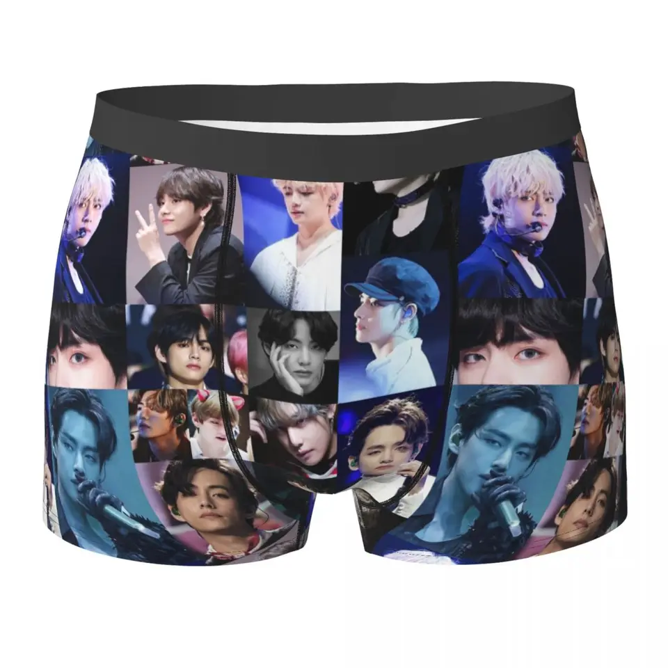 Boxer spodky šortky Kim Taehyung Pankties Mužské mäkké spodná bielizeň pre Homme Man Friends Gifts