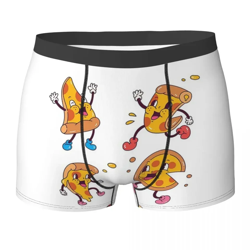 Boxer spodné šortky milujem pizzu nohavičky Pánske pohodlné spodné prádlo pre darčeky Homme Man Friend