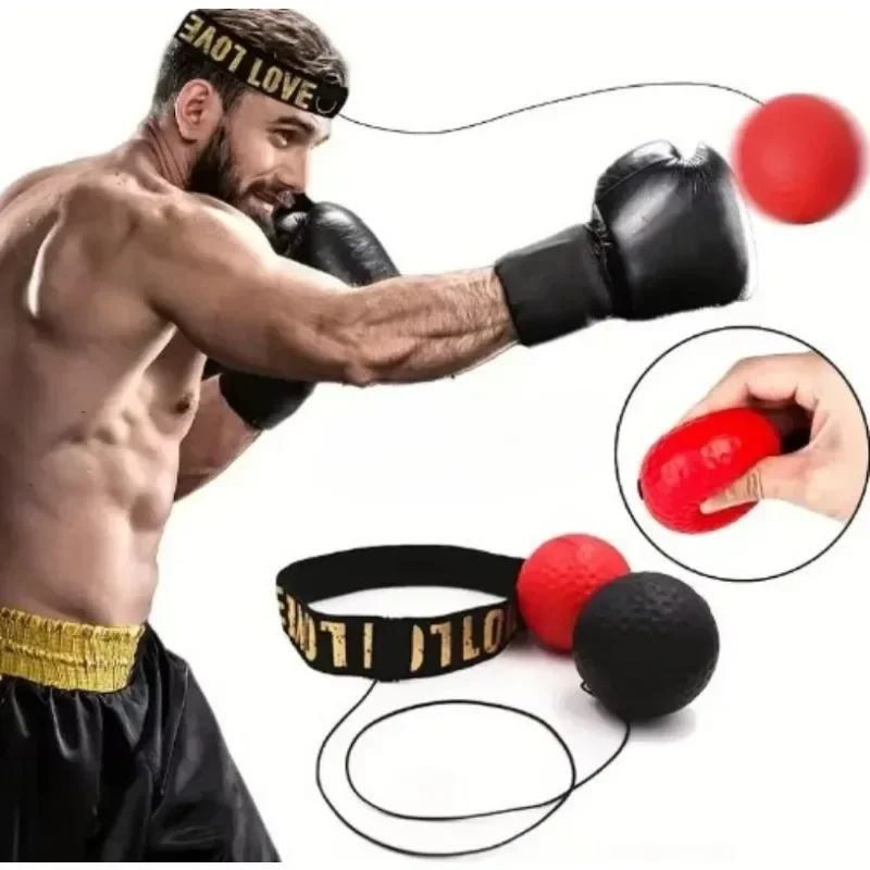 Boxerská dierovacia lopta na hlavu namontovaná na bitku rýchlosť piesočnatia výcvik reflex loptičku Domov telocvičňa Pieskový vbaľ