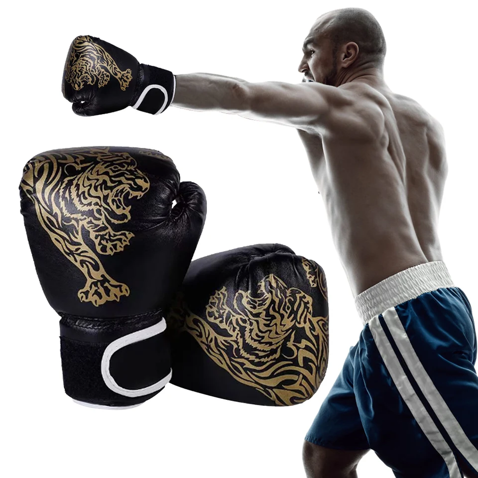 Boxerské rukavice priedušné kickboxové rukavice Pohodlné profesionálne boxerské rukavice bojujúce Taekwondo rukavice pre deti dospelých