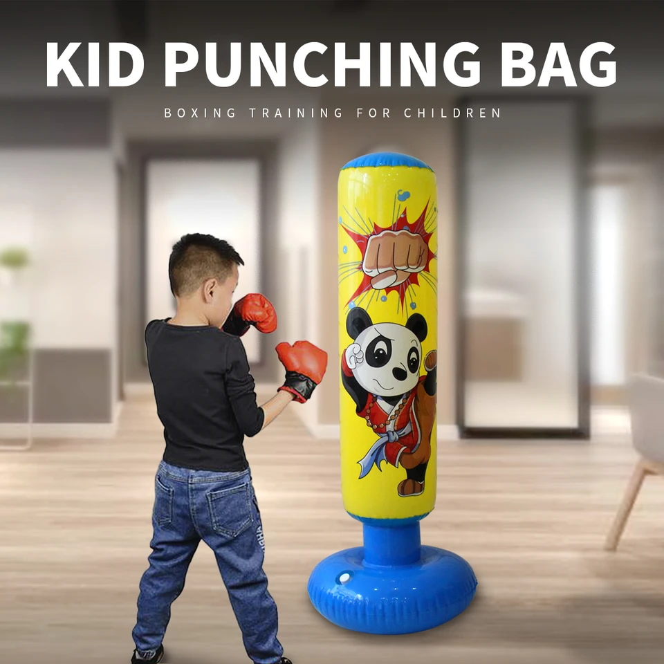Boxing Dierovacia taška Kid Pieskový vak nafukovací boxový taška box box Muay Thai Boxing Bag Boxing Training Stres zmierňuje pieskový vak