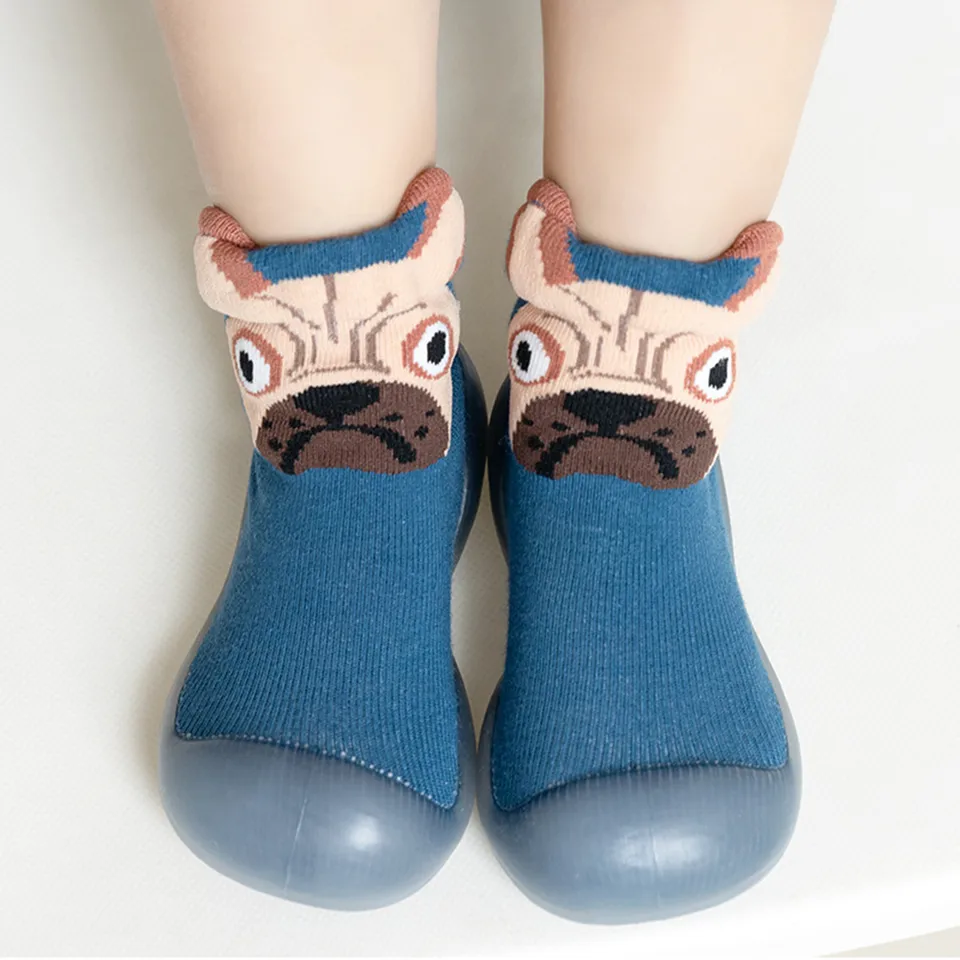 Boy Boy topánky 12-18 mesiacov dieťa First Walking Sock topánky batoľa chlapci dievčatá Karikatúra Kliesk