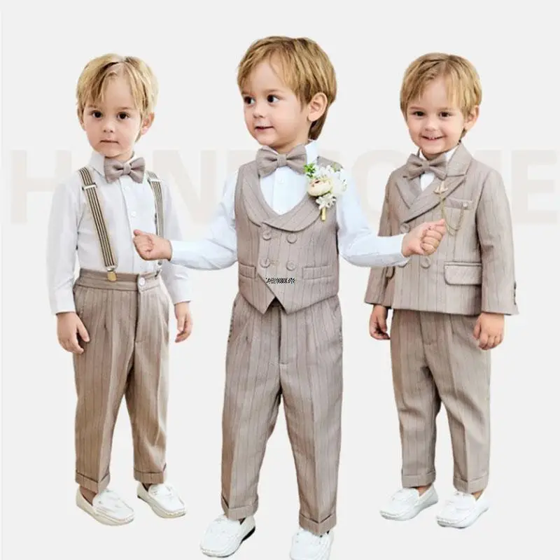 Boys leto luxusné narodeninové šaty deti beaufitul photo