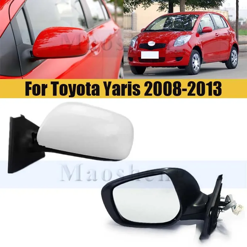 Bočné spätné zrkadlo pre Toyota Yaris 2008-2013 Bočné zrkadlo Zadné zrkadlo so skladaním