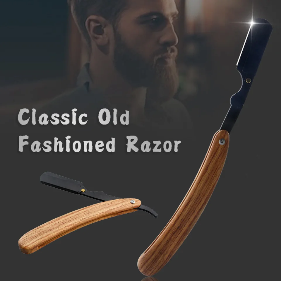 Brada holiaceho stroja Rosewood Falch z nehrdzavejúcej ocele brada holiaceho strojčeka oholenie tváre prenosný skladací holiaci strojčeka pre mužov