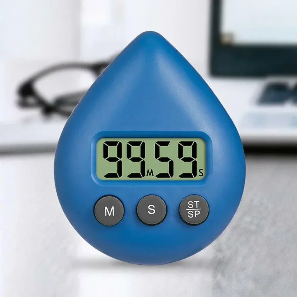 Brande Nový digitálny časovač sprchovací kút Čierny/biely/modrý