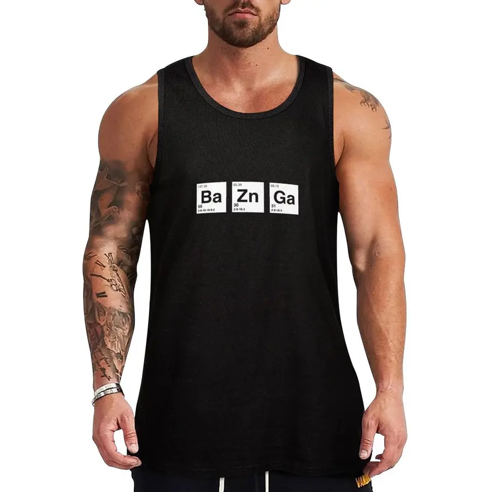 Breaking Bad - Bazinga Tank Top Gym Training Actle Doplnky letné mužské oblečenie mužov