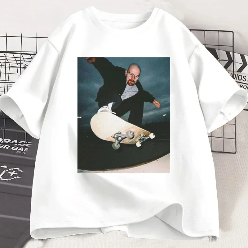 Breaking Bad Heisenberg Tričká Ženy Walter White 90. roky korčule tričko unisex grafické tlačené tričko