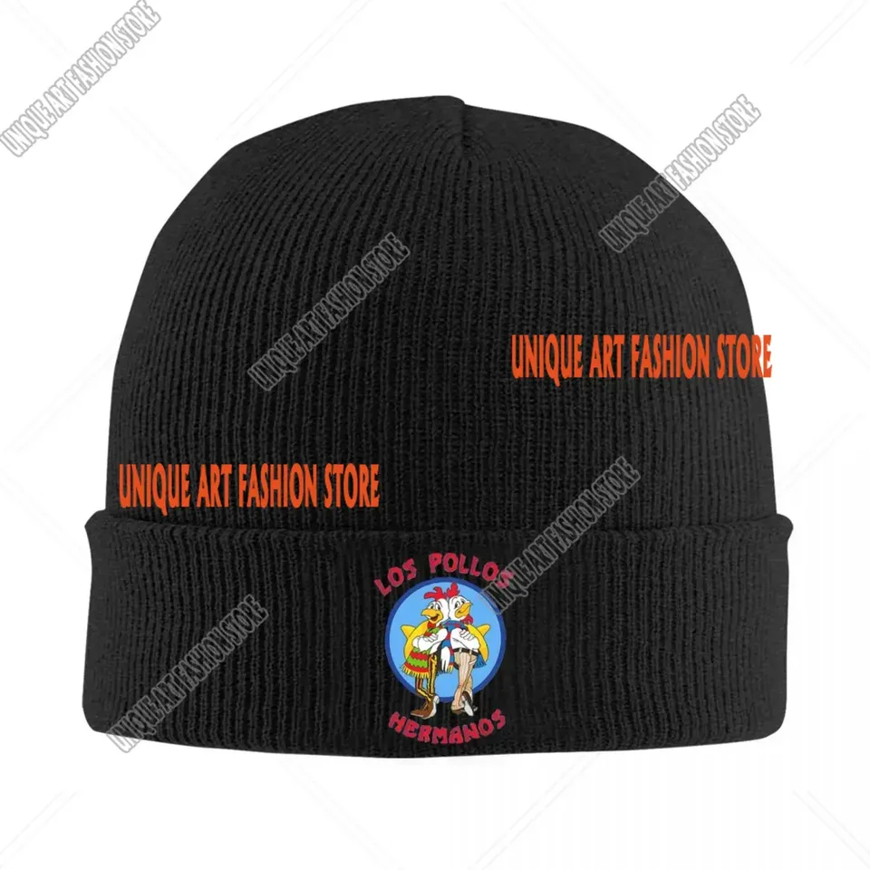 Breaking Bad Los Pollos Hermanos Chicken Brothers pletené čiapky pre ženy muži čiapky jesenné zimné klobúky teplé melónové čiapka
