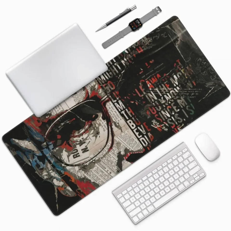 Breaking Bad Walter White Heisenberg Veľká myš na počítačovú klávesnicu Moublou Mouse Gamer PC PC prenosný stôl Mat Office stolové rohože