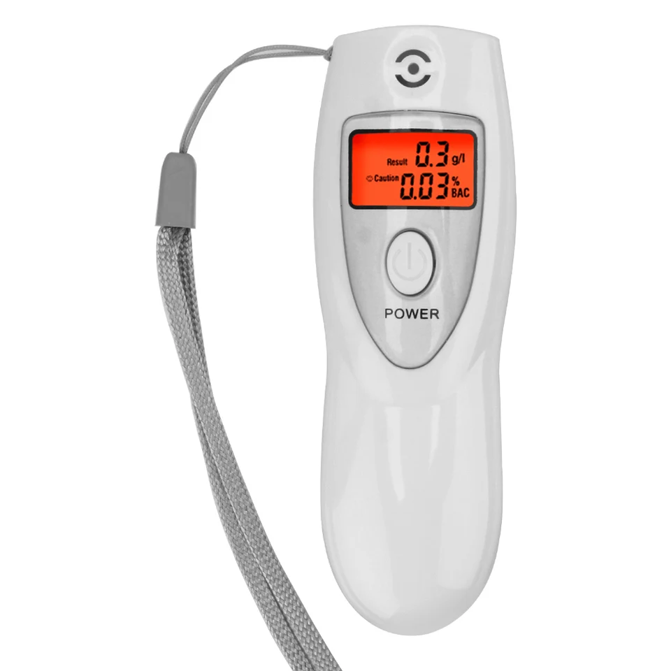 Breathalyzer LCD Digitálny dychový test alkoholu Analyzátor inhalátor alkoholový meters prenosný detektor alkoholu