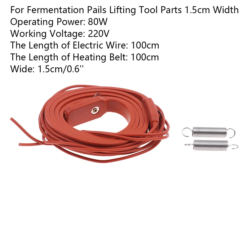 Brew Wine Beer Hread Belt pre fermentačné vedrá zdvíhacie náradie Časti 1,5 cm Šírka
