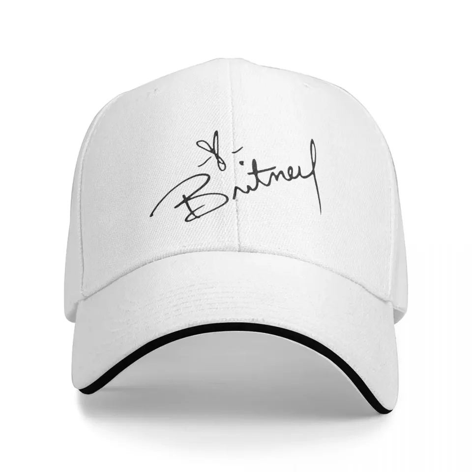 Britney Spears Signature Cap Casual Baseball Caps nastaviteľný klobúk Hip hop letné unisex baseballové klobúky prispôsobiteľné polychromatické polychromatické