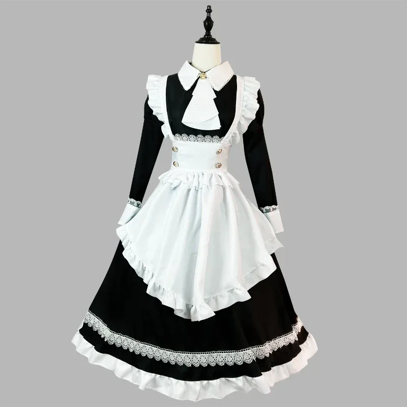 Britské aristokratické s dlhým rukávom Kostým anime lolita rola hra na spodok prádl