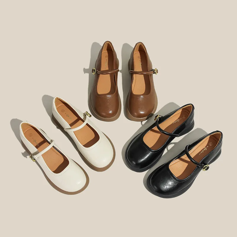 Britský štýl Casual Woman Shoe Shoe All-Match Fifers s kožušinami nízkym podpätkom Modis Oxfords Round Toe Autumn Fringe Preppy Nový Slip-On 20