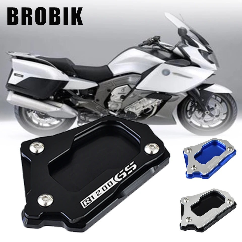Brobik Motorcycle Accessories for R1200GS Foot Pad Support Kickstand Side Stand Extension Adv R1250GS Adventure R1200 GS LC Nový